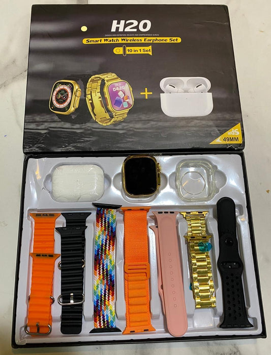 Smart watch with earbuds