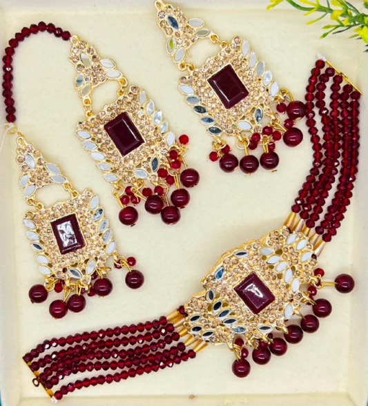 Hyderabadi choker Patti set