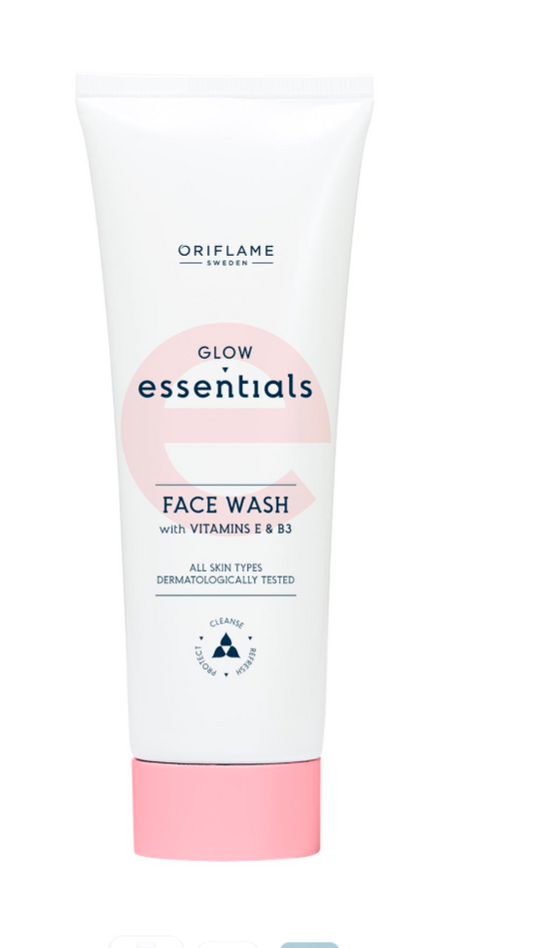 Glow Essentials Face Wash with Vitamins E & B3
