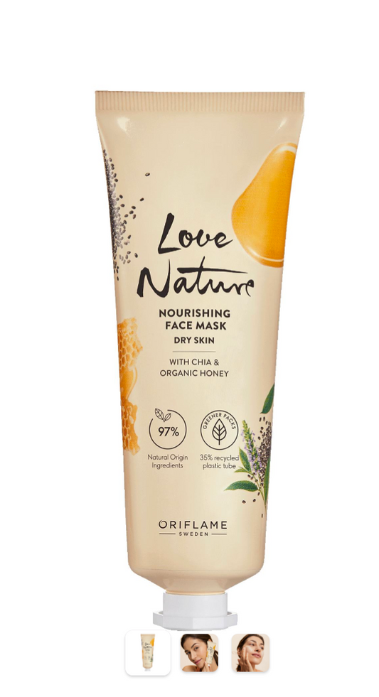 Nourishing Face Mask with chia & organic honey