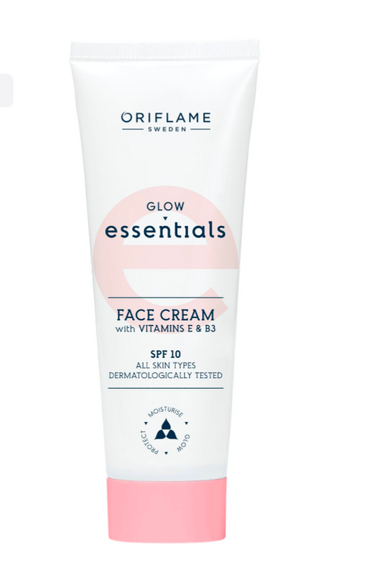 Glow Essentials Face Cream with Vitamins E & B3 SPF 10