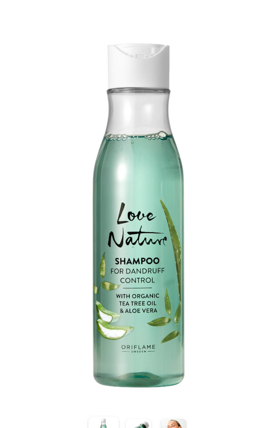 Shampoo For Dandruff Control with Organic Tea Tree Oil & Aloe Vera