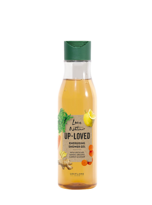 Up-Loved Energising Shower Gel with Upcycled Lemon, Organic Carrot & Ginger